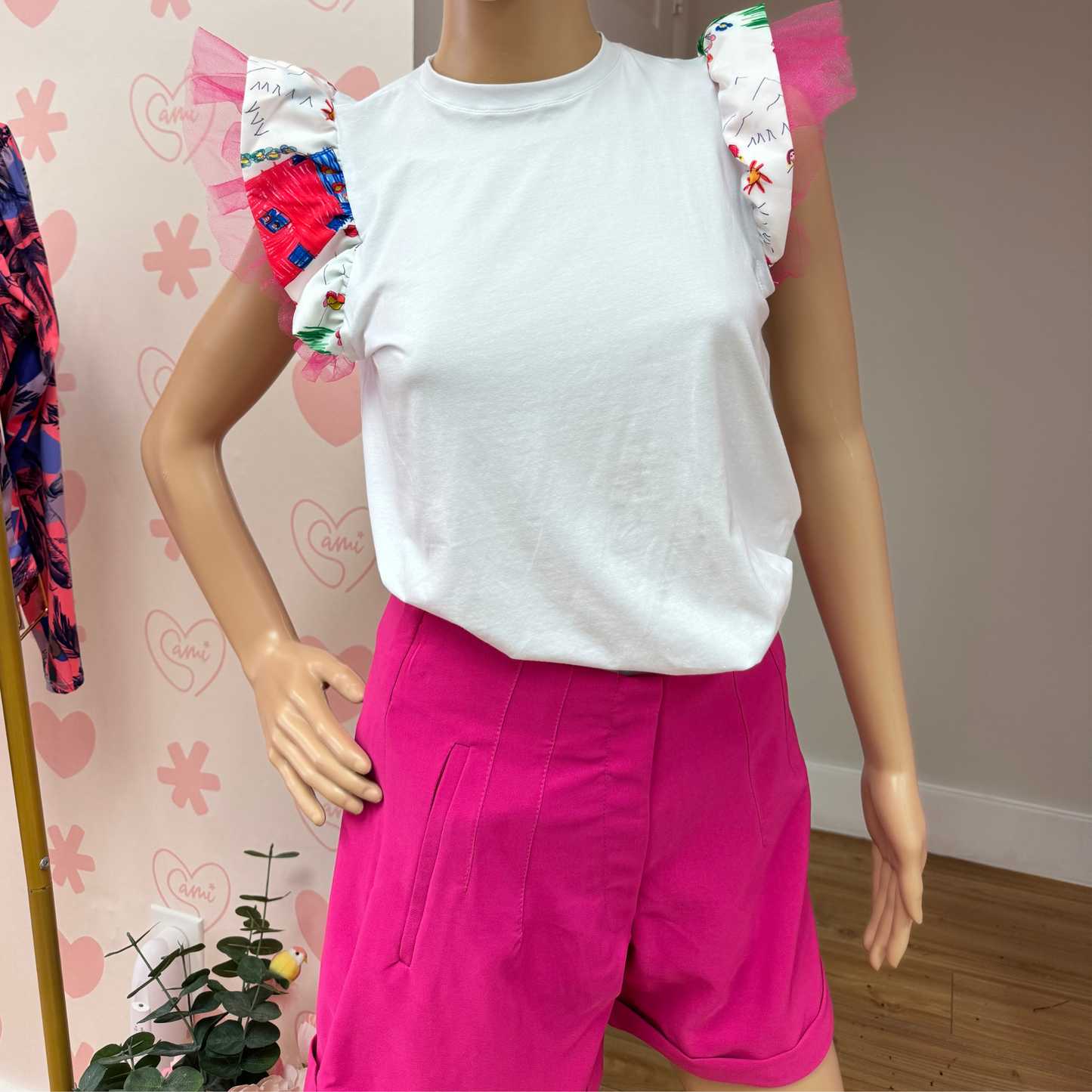 Franela Manga Corta dibujos sami