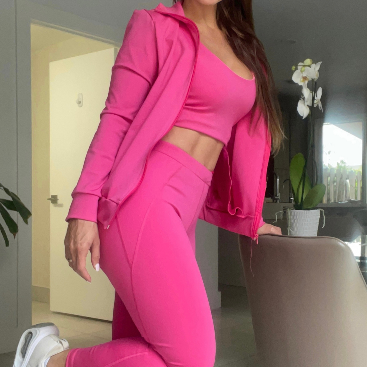 Set Deportivo 2 Piezas Top Ajustable y leggins