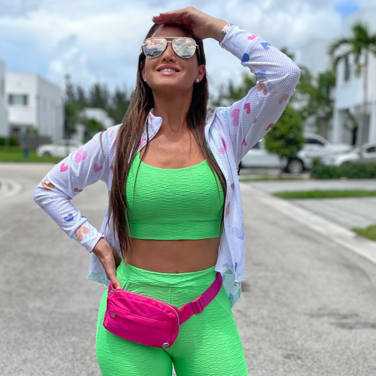 Conjunto legging y top sin manga