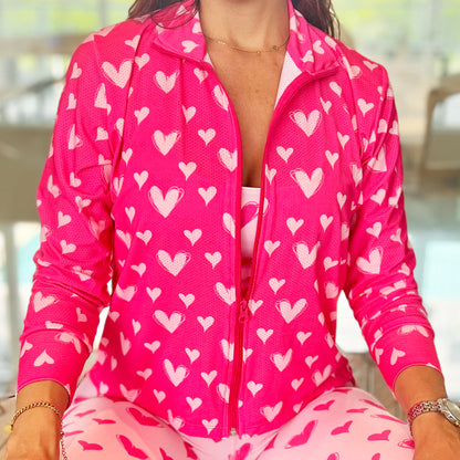 PAMELA PINK HEART SET