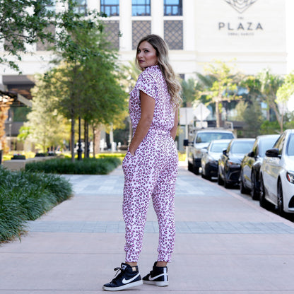 JOGGER LEOPARD PRINT SET